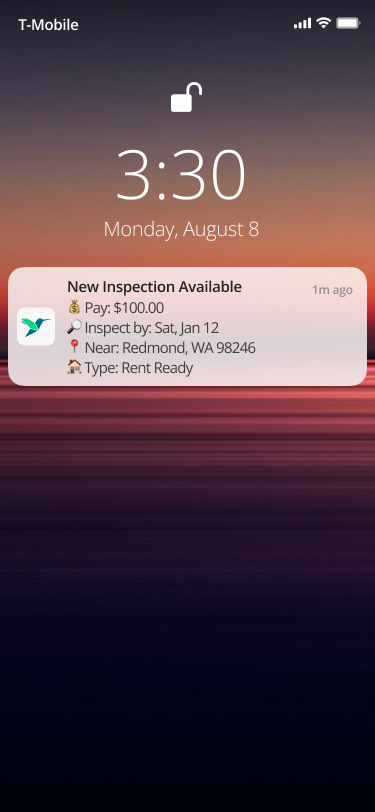 appt based 1 - In-app notification