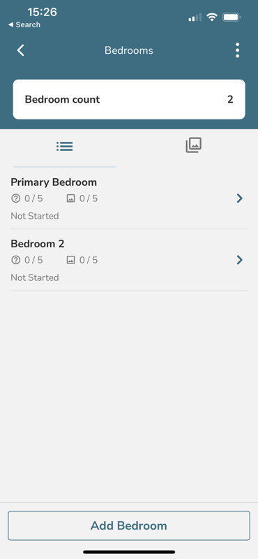 add bedroom button