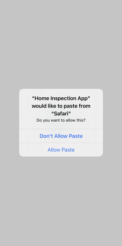 apple allow paste