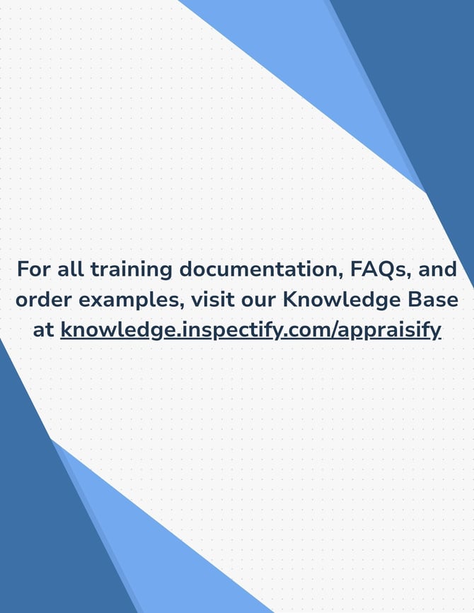Appraisify Training Guide
