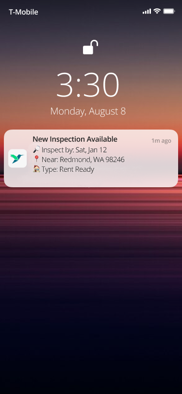 appt based 1 - In-app notification