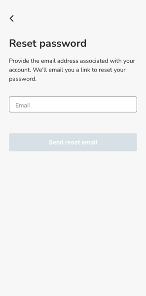 inspectify app reset password