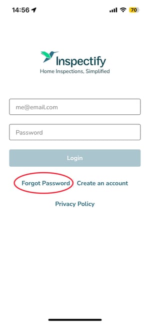 app login page