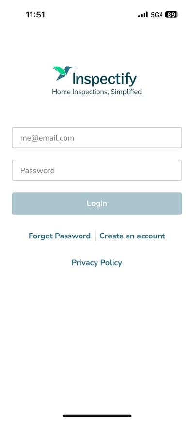 app-login-screen