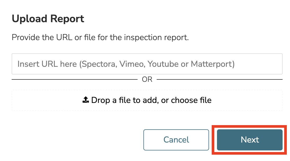 Virtual Report. Upload How to Upload an Inspection Report When the App Isn’t Required